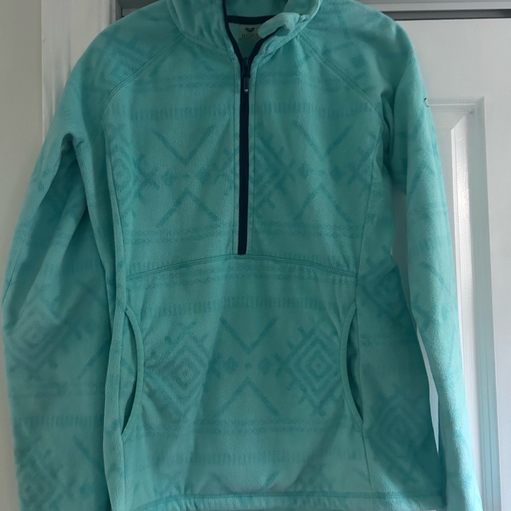 Women’s Roxy Teal Patterned Pullover